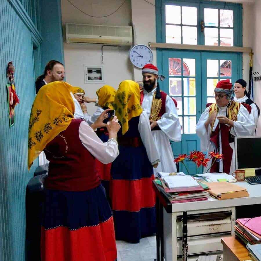 traditional kalamata local costumes independence day koroni